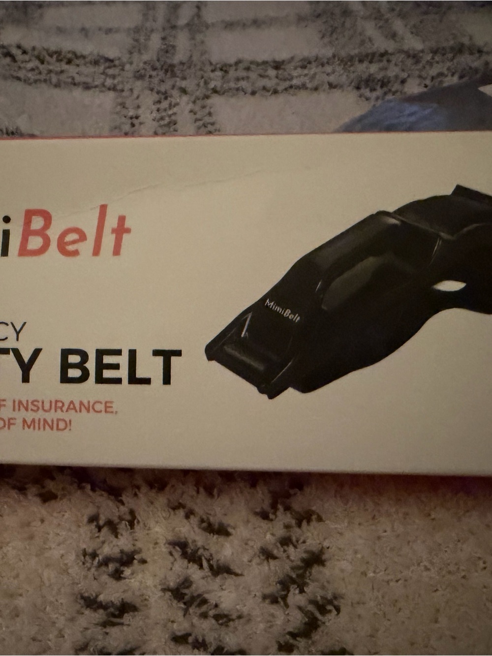 MiniBelt Safety Belt - Black